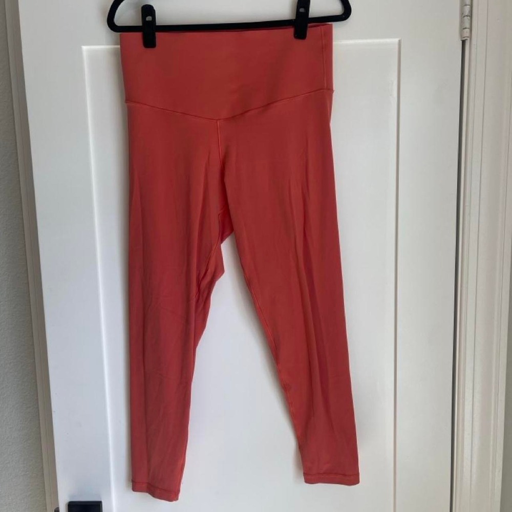 Aerie Coral Pink High Waisted Leggings Athleisure Pants